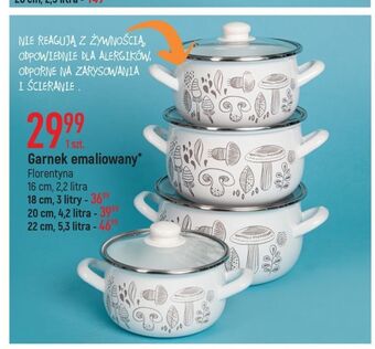 E.Leclerc Garnek emaliowany 20 cm florentyna oferta