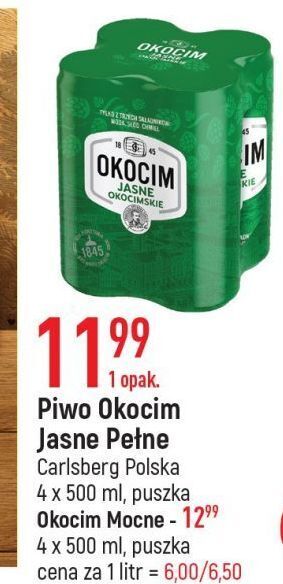 E.Leclerc Piwo okocim jasne okocimskie oferta