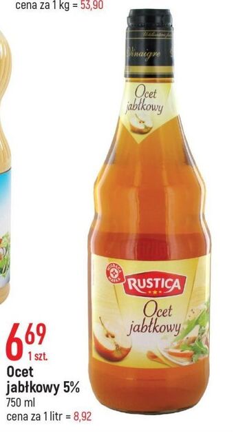 E.Leclerc Ocet jabłkowy wiodąca marka rustica oferta