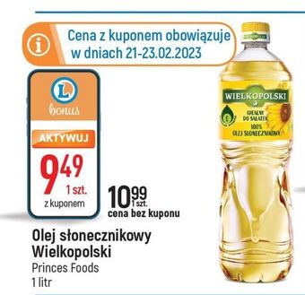 E.Leclerc Olej wielkopolski słonecznikowy oferta
