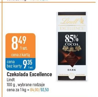 E.Leclerc Czekolada 85 % cacao lindt excellence oferta
