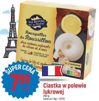 E.Leclerc Ciastka z polewą lukrową rousquilles nos regions ont du talent oferta