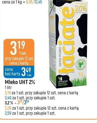 E.Leclerc Mleko 2% łaciate oferta