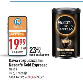 E.Leclerc Kawa nescafe gold espresso original oferta