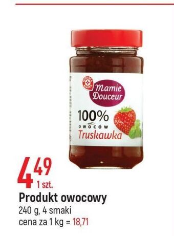 E.Leclerc Dżem 100% owoców truskawka wiodąca marka mamie doceur oferta