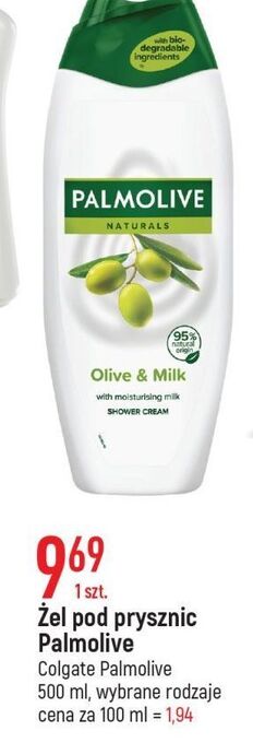 E.Leclerc Żel pod prysznic mleczko oliwkowe palmolive naturals oferta