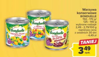 Carrefour Kukurydza złocista z groszkiem bonduelle oferta