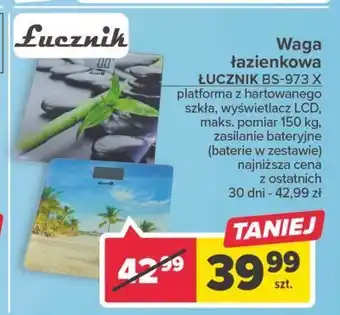 Carrefour Waga łazienkowa bs-973 łucznik oferta