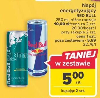 Carrefour Napój energetyczny red bull oferta