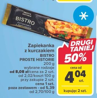 Carrefour Zapiekanka z kurczakiem iglotex proste historie bistro oferta