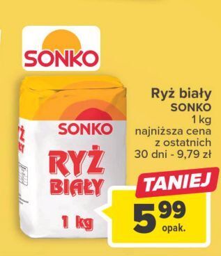 Carrefour Ryż biały sonko oferta