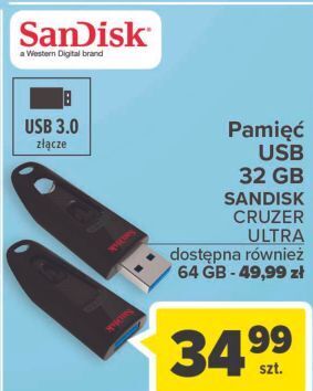 Carrefour Pendrive cruzer ultra 32 gb sandisk oferta