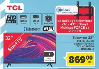 Carrefour Telewizor led 32"32s6200 tcl oferta