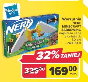 Carrefour Wyrzutnia minecraft saberwing nerf oferta