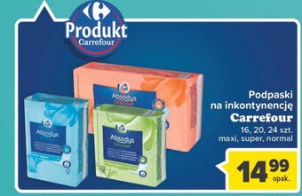 Carrefour Podpaski na nietrzymanie moczu normal carrefour oferta