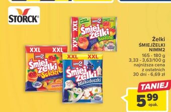 Carrefour Żelki kwaśne nimm2 śmiejżelki oferta