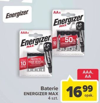 Carrefour Baterie aaa energizer max oferta