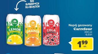 Carrefour Napój orange carrefour classic oferta