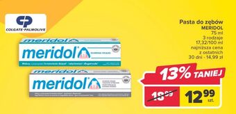 Carrefour Pasta do zębów ochrona dziąseł meridol oferta