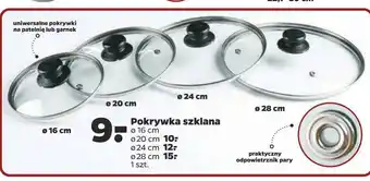 Netto Pokrywka szklana 16 cm oferta