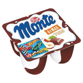 Frac Zott monte deser mleczny z czekoladą i orzechami 400 g (4 x 100 g) oferta
