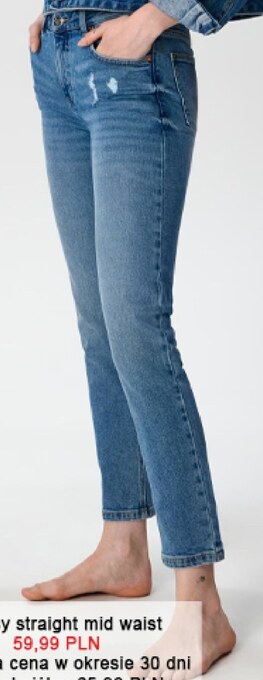 Sinsay Jeansy damskie sinsay oferta