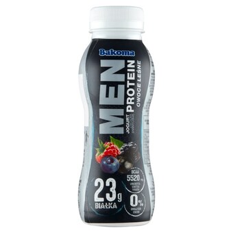 Carrefour Express Bakoma men jogurt z wysoką zawartością protein owoce leśne 230 g oferta