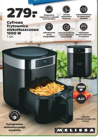 Netto Frytownica 1500 w melissa oferta