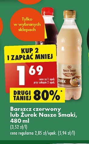 Biedronka Barszcz czerwony nasze smaki oferta