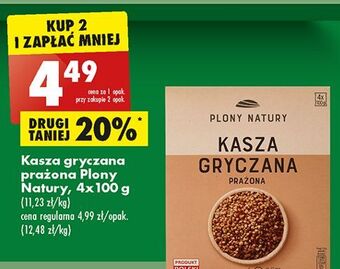 Biedronka Kasza gryczana plony natury oferta