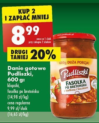 Biedronka Klopsiki w sosie pomidorowym pudliszki oferta