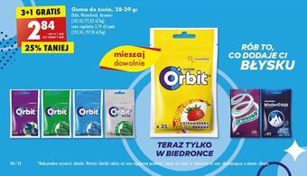 Biedronka Guma do żucia original saszetka winterfresh oferta