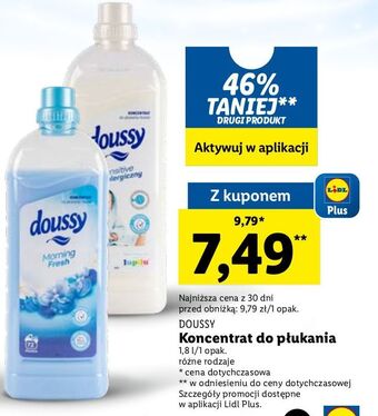 Lidl Koncentrat do płukania tkanin sensitive doussy oferta