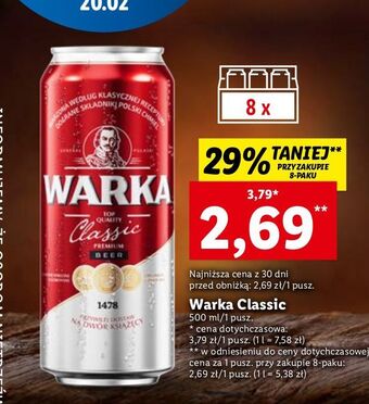 Lidl Piwo warka oferta