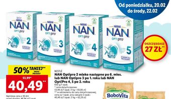 Lidl Mleko 2 nestle nan optipro oferta