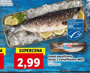 Lidl Łosoś pacyficzny tusza abramczyk oferta