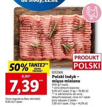 Lidl Mięso mielone z indyka rzeźnik codzienna dostawa oferta