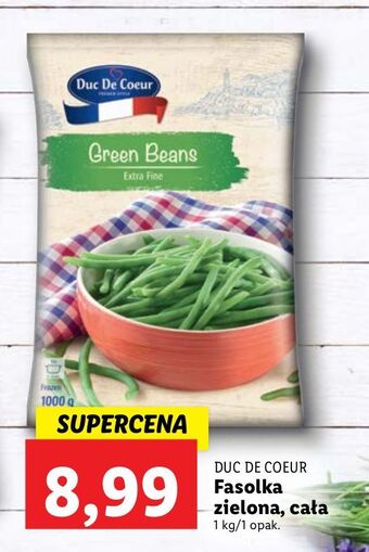Lidl Fasolka zielona cała duc de coeur oferta