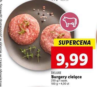 Lidl Burgery z cielęciny deluxe oferta