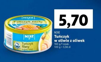 Lidl Tuńczyk w oliwie z oliwek nixe oferta