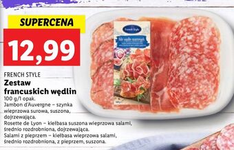 Lidl Mix wędlin francuskich french style oferta