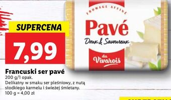 Lidl Ser pleśniowy pave d'affinois selection oferta
