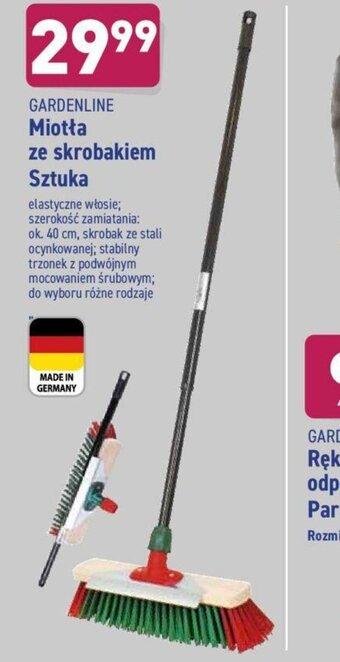 ALDI Miotła ze skrobakiem oferta