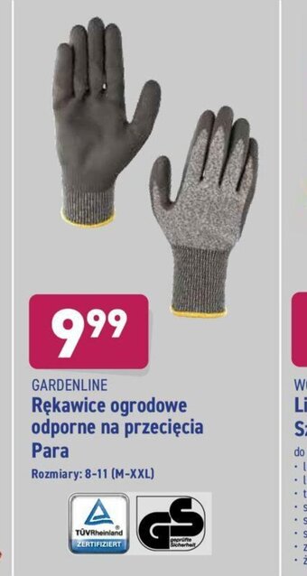 ALDI Rękawice ogrodowe oferta