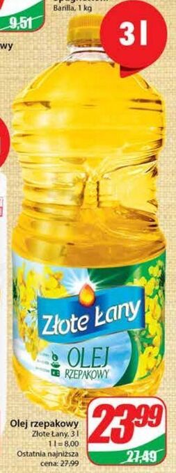 Dino Olej rzepakowy złote łany (dino) oferta