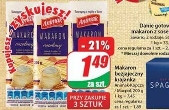 Dino Makaron rosołowy bezjajeczny krajanka animak oferta