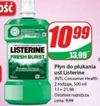 Dino Płyn do płukania ust listerine fresh burst oferta