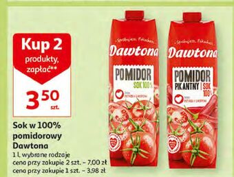 Auchan Sok pomidorowy pikantny dawtona oferta