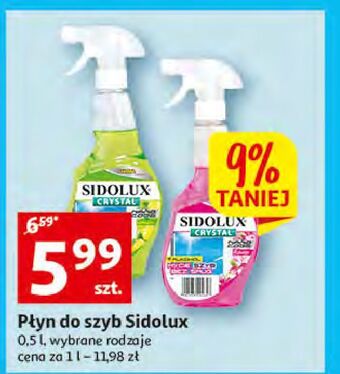 Auchan Płyn do szyb flower sidolux crystal oferta