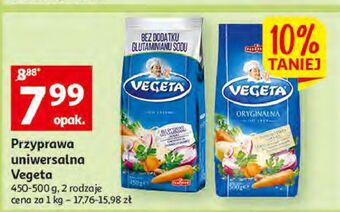 Auchan Przyprawa bez glutaminianu sodu vegeta oferta